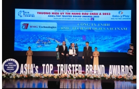Công Ty RMG Technologies Vietnam nhận giải thưởng “Thương Hiệu Uy Tín Hàng Đầu Châu Á – Asia’s Top Trusted Brand Awards 2023”